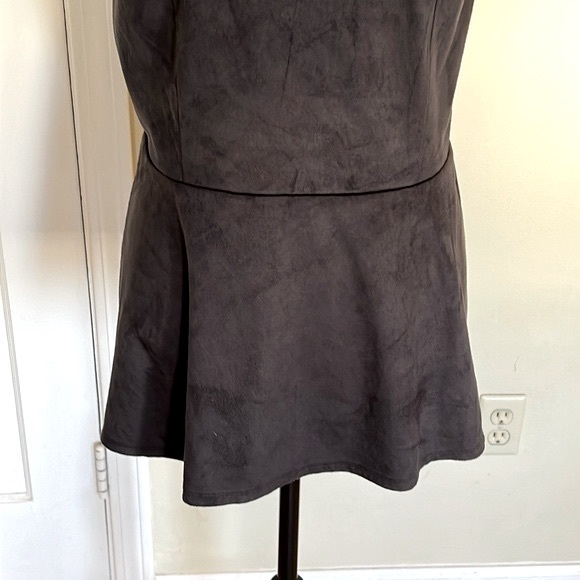 Torrid Faux Suede Studded Top - Picture 3 of 8